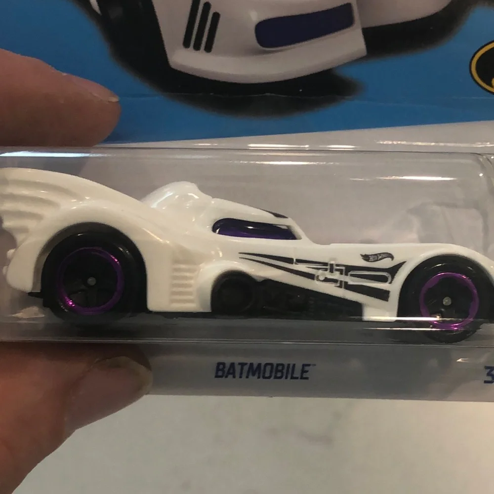 White Batmobile Toy Car